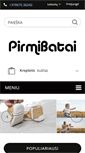 Mobile Screenshot of pirmibatai.lt